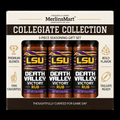 MerlinsMart Death Valley Victory Rub 3-count gift box, LSU officially licensed BBQ seasoning