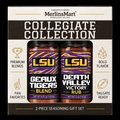 MerlinsMart LSU Gift Set: Geaux Tigers Blend and Death Valley Victory Rub, officially licensed 2-flavor BBQ seasoning gift box