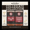 MerlinsMart Crimson Tide Gift Set: Roll Tide Rub and Rammer Jammer Rub, officially licensed 2-flavor BBQ seasoning gift box