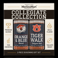 MerlinsMart Auburn Gift Set: Orange & Blue Blend and Tiger Walk Tailgate Rub, officially licensed 2-flavor BBQ seasoning gift box