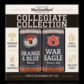 MerlinsMart Auburn Gift Set: Orange & Blue Blend and War Eagle Victory Rub, officially licensed 2-flavor BBQ seasoning gift box