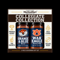 MerlinsMart Auburn Gift Set: Orange & Blue Blend and War Eagle Victory Rub, officially licensed 2-flavor BBQ seasoning gift box