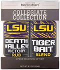 MerlinsMart LSU Gift Set, Death Valley Victory Rub and Tiger Bait Blend, officially licensed 2-flavor BBQ seasoning gift box