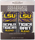 MerlinsMart LSU Gift Set, Geaux Tigers Blend and Tiger Bait Blend, officially licensed 2-flavor BBQ seasoning gift box