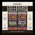 MerlinsMart LSU Gift Set: Geaux Tigers Blend and Death Valley Victory Rub, officially licensed 2-flavor BBQ seasoning gift box