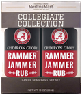 MerlinsMart Rammer Jammer Rub 2-count gift box, Alabama Crimson Tide officially licensed BBQ seasoning