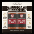 MerlinsMart Roll Tide Rub 2-count gift box, University of Alabama officially licensed BBQ seasoning