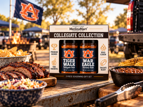 Auburn Tiger Walk and War Eagle 2-flavor gift box at a tailgate