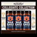 MerlinsMart War Eagle Victory Rub 3-count gift box, Auburn officially licensed BBQ seasoning